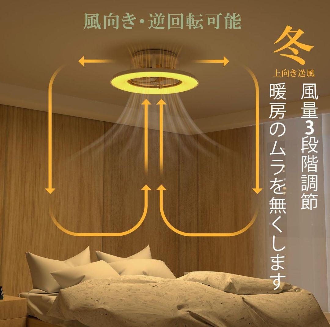 ORALUCE シーリングファンライト 10畳 ファン付 LEDシーリングライト