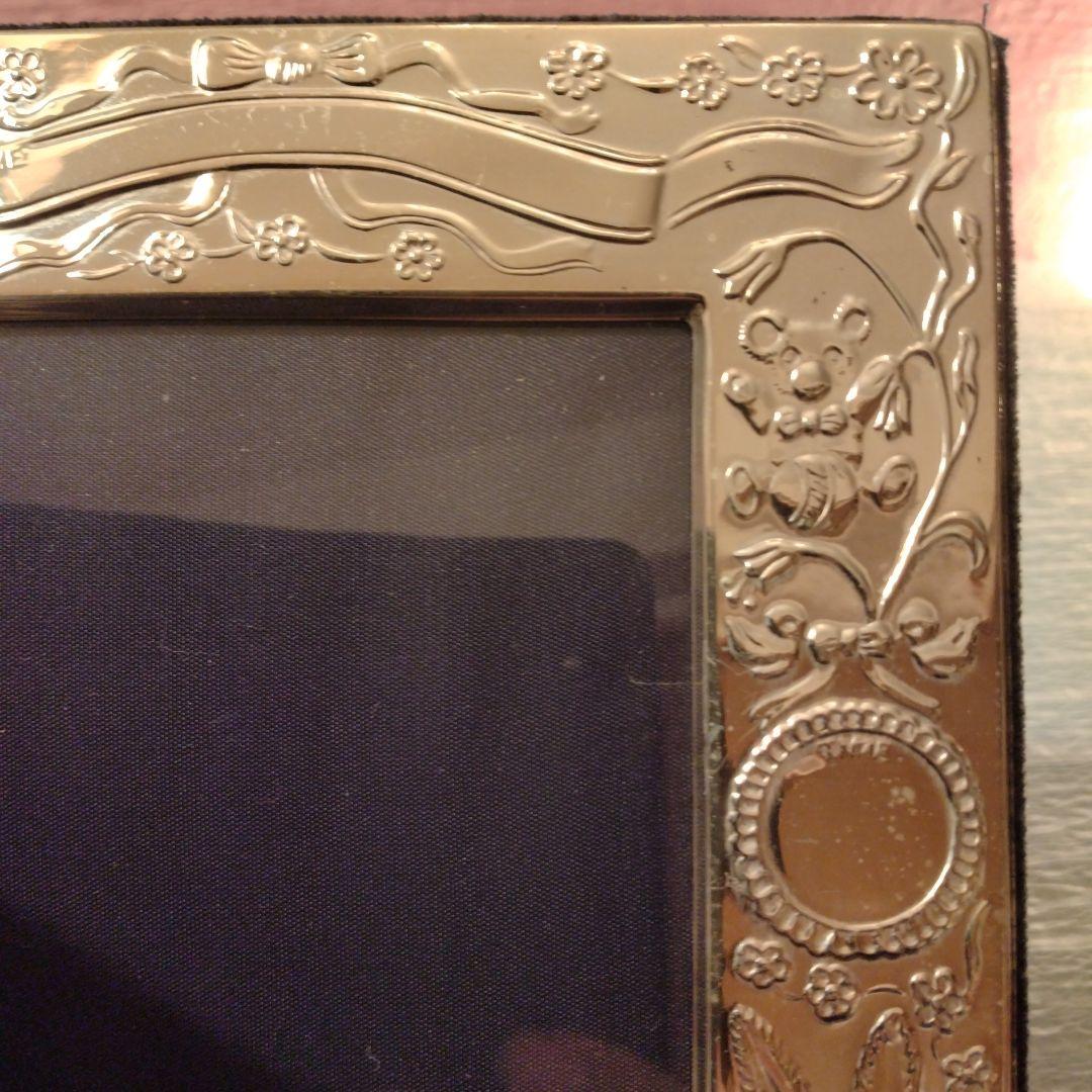 めめ　イギリス製　純銀　ベビーフォトフレーム