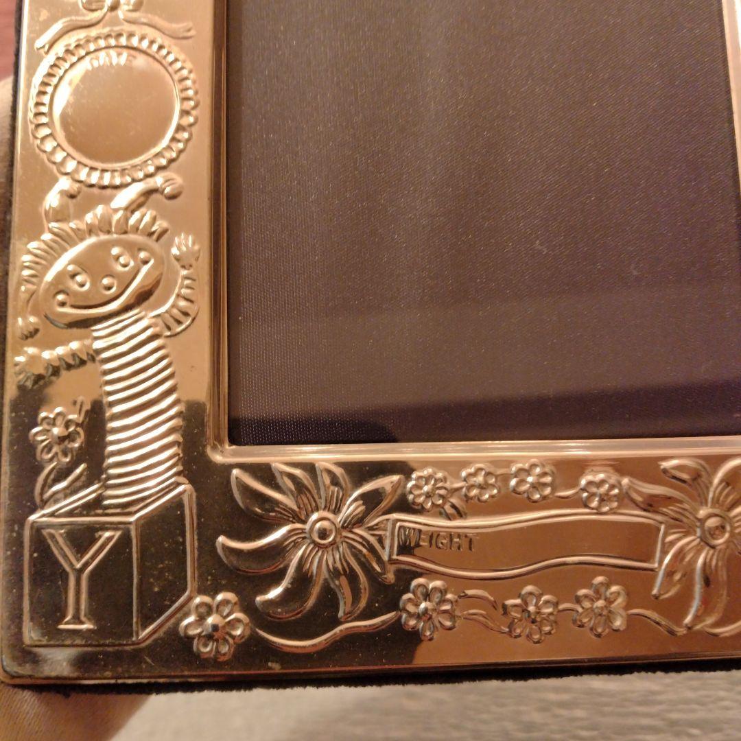 めめ　イギリス製　純銀　ベビーフォトフレーム