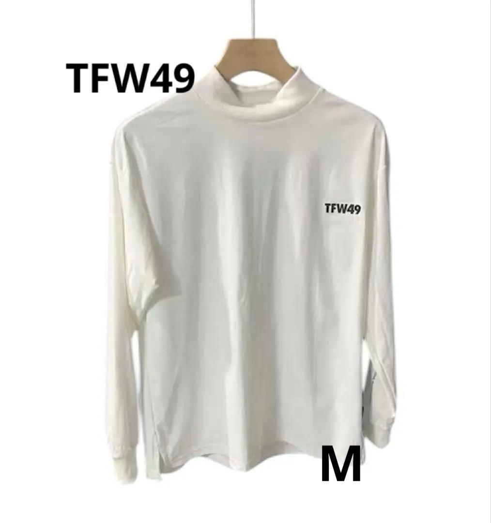 TFW49 長袖モックシャツ　M ホワイト