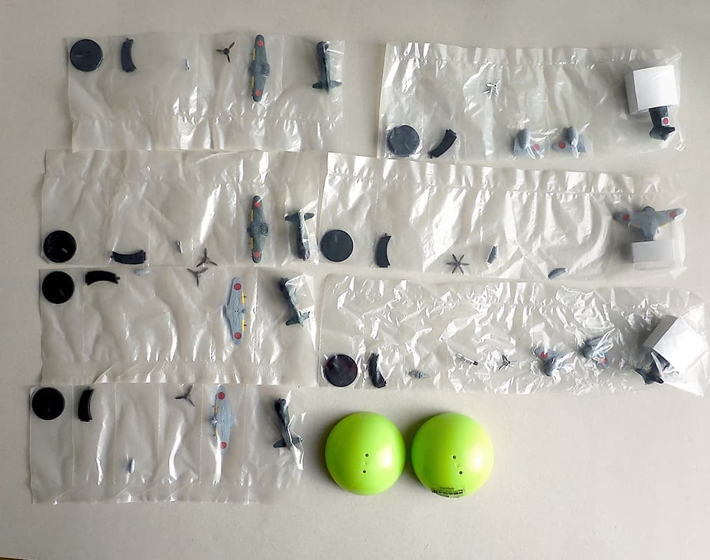 カプセルQミュージアム ワールドウィングスデフォルメⅡ 日本海軍機編全5種+2