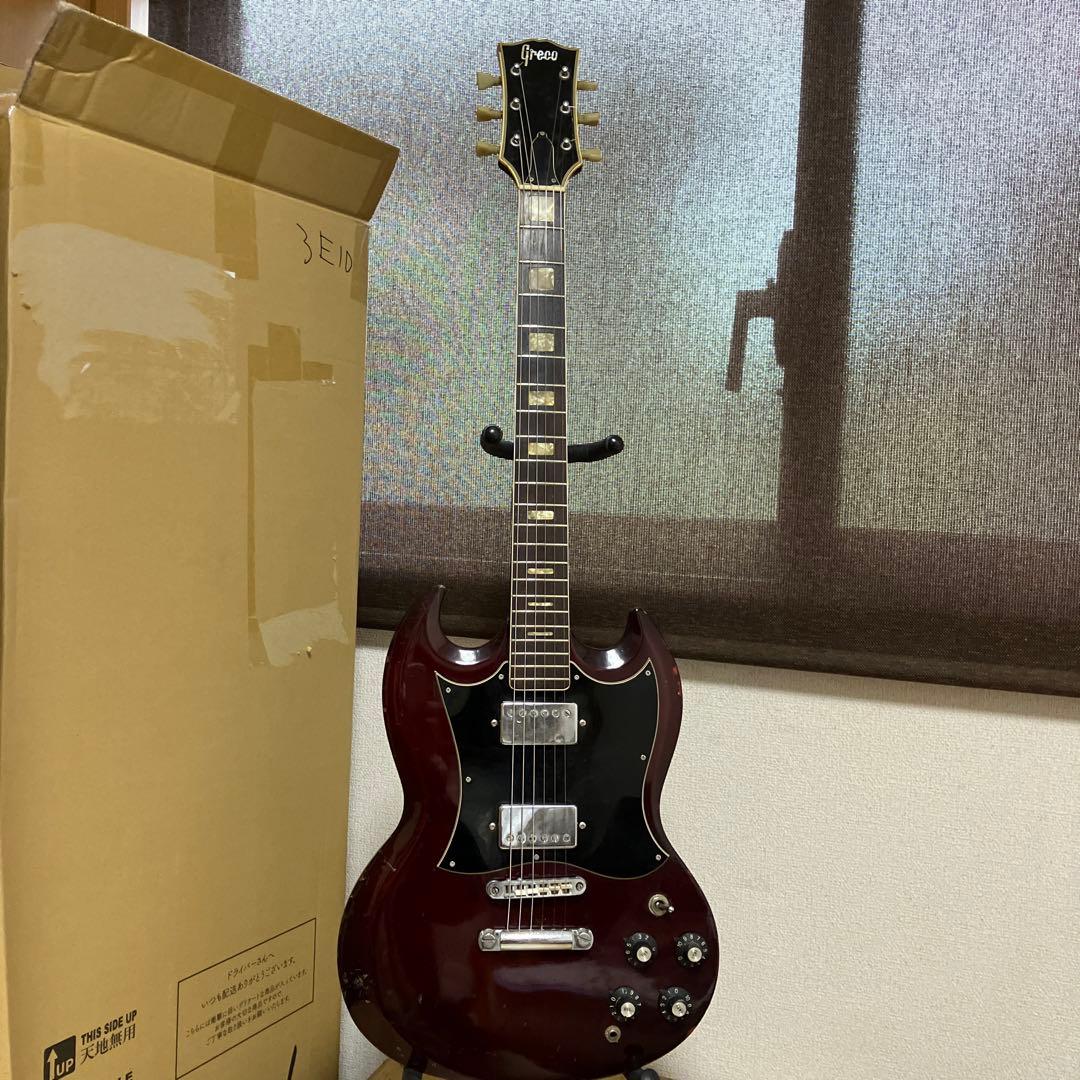 ジャパンビンテージ　グレコ　グネコ　SGエレキギター　中古品