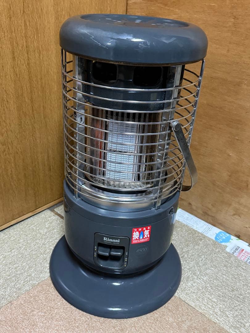Rinnai ガスファンヒーター グレー