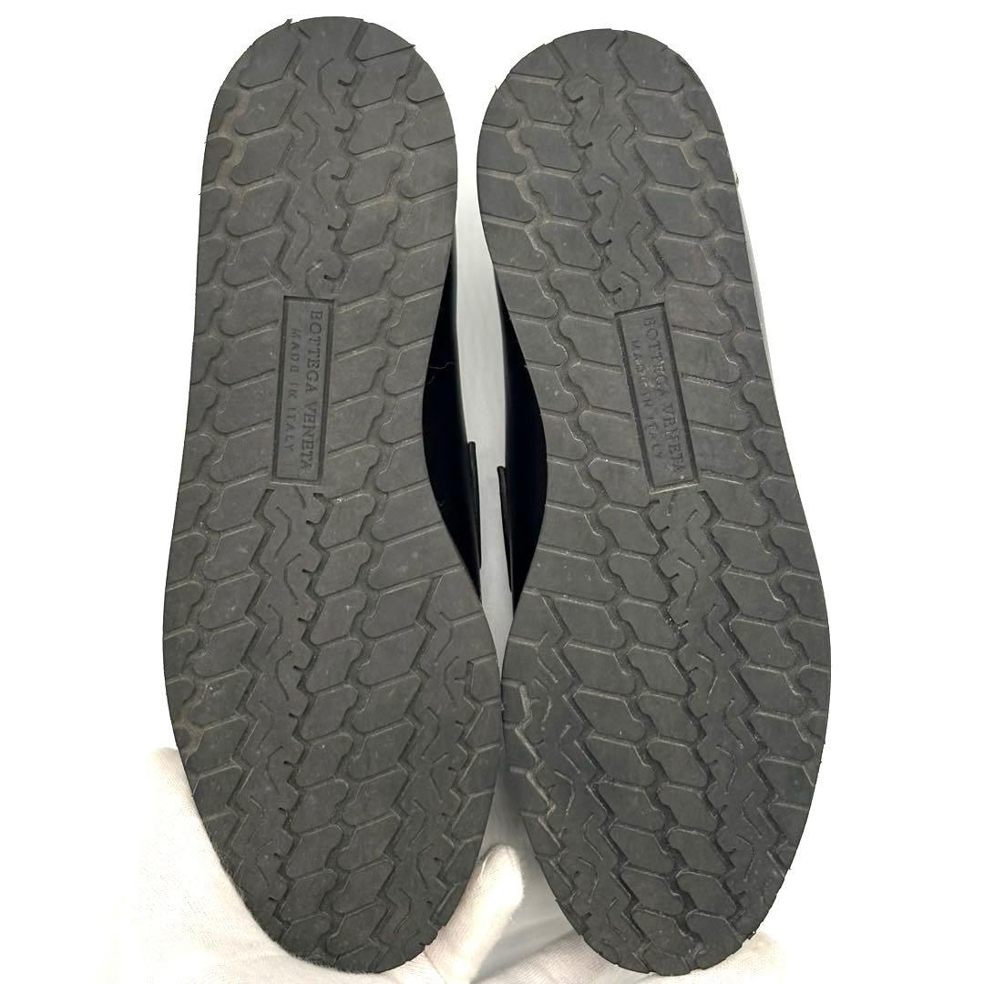 【美品】BOTTEGA VENETA 厚底　イントレチャート　ローファー