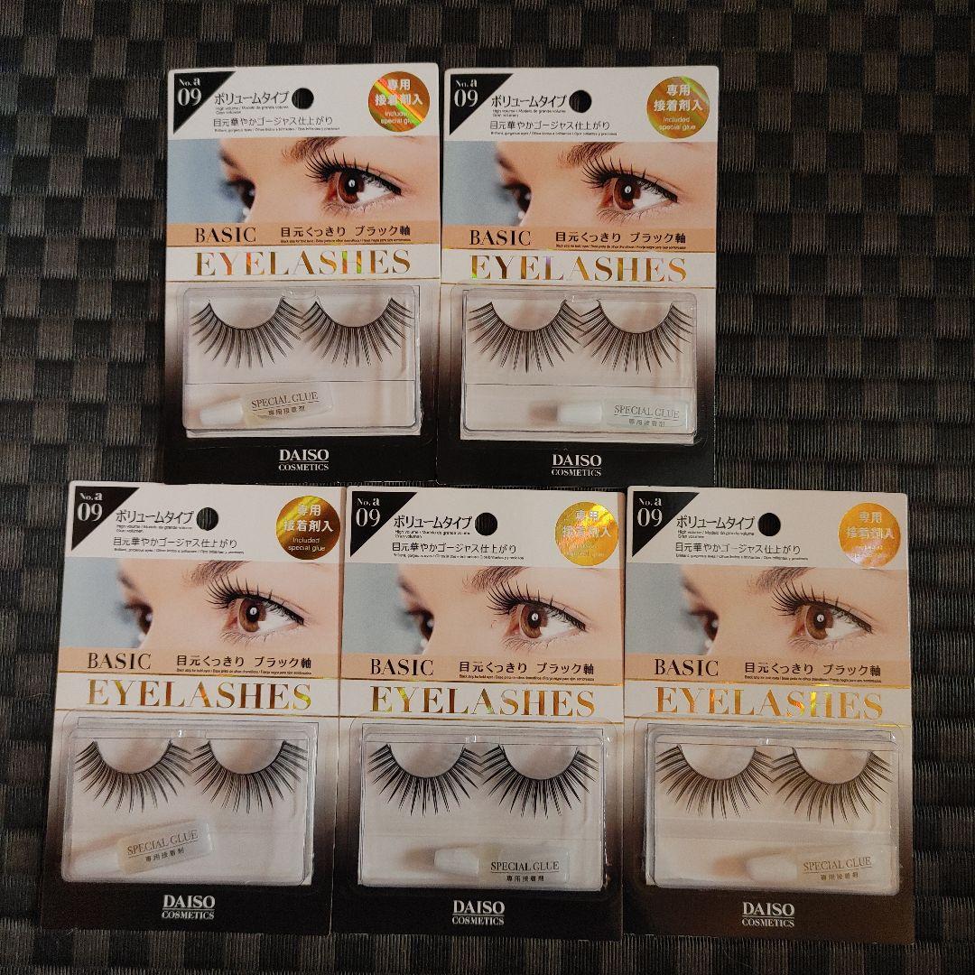 ザ・ダイソー つけまつ毛　５セット