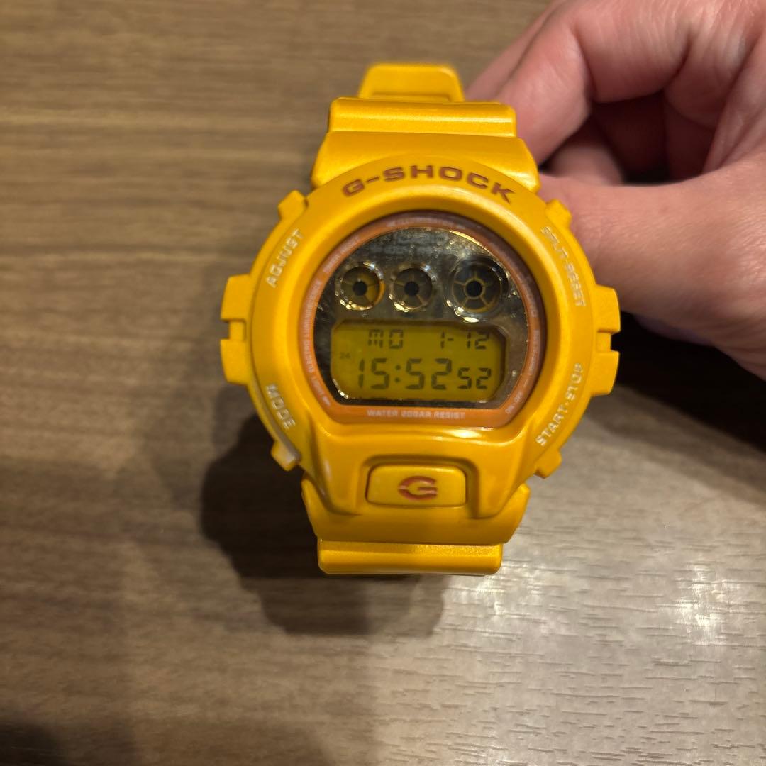 【中古品】G-SHOCK CASIO イエロー　腕時計