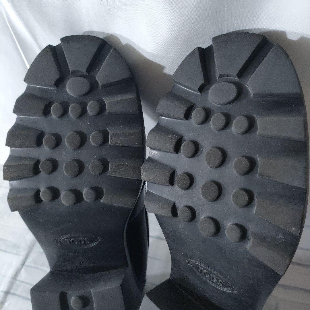 箱保存袋付き✨TOD'S　タイムレス　ローファー　ガラスレザー　厚底　36.5