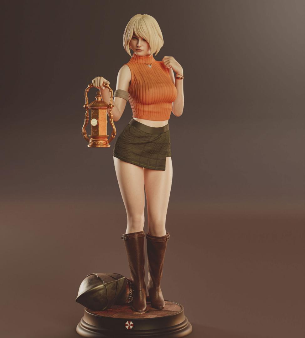 1/4　未塗装 未組立　フィギュア　ガレージキット 【 アシュリー 】