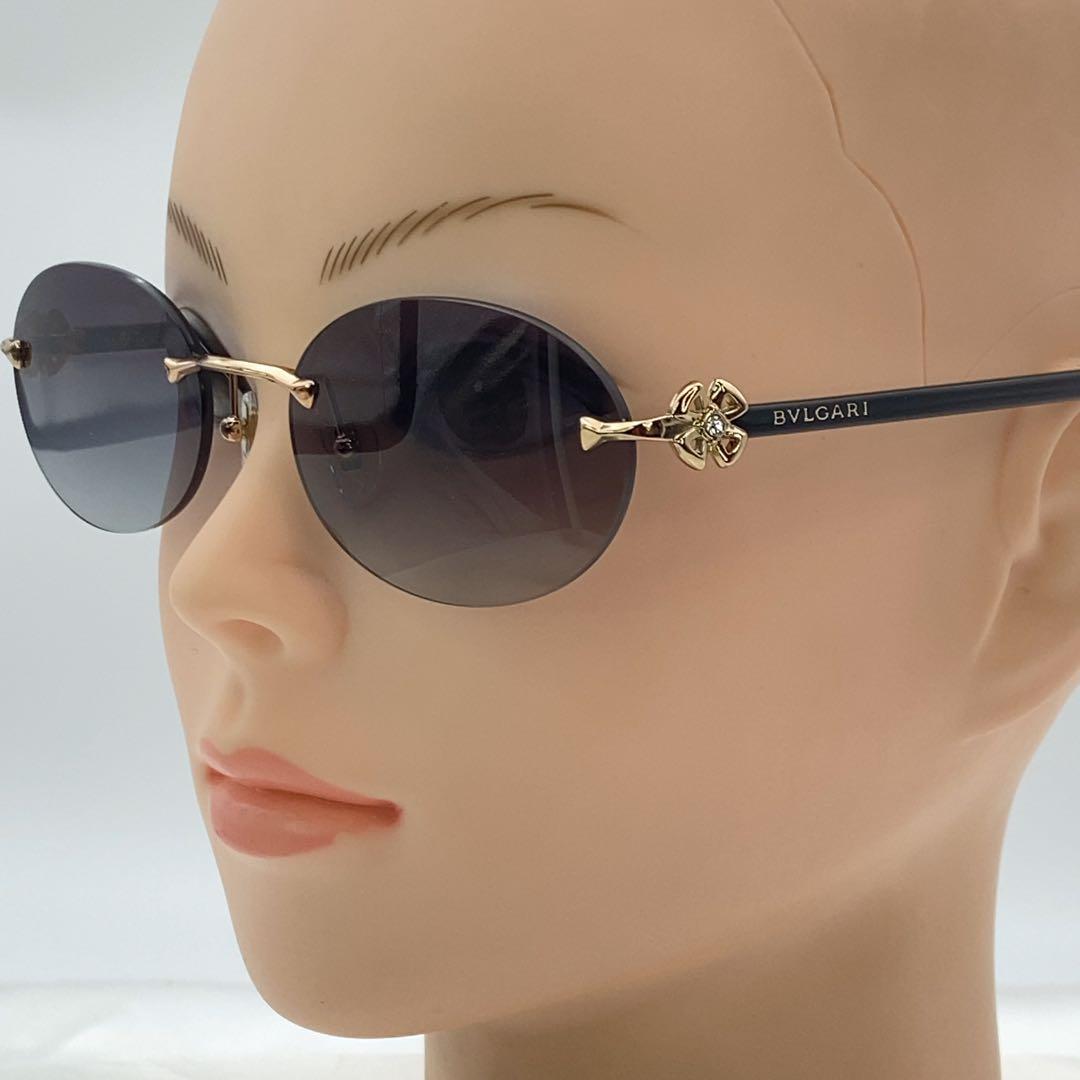 BVLGARI サングラス　6191-B-D 2014/8G リムレス　極美品