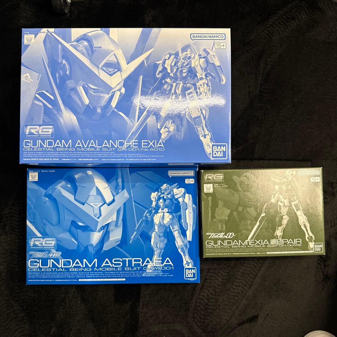 RG アヴァランチエクシアダッシュ+リペアパーツ+アストレアパーツセット