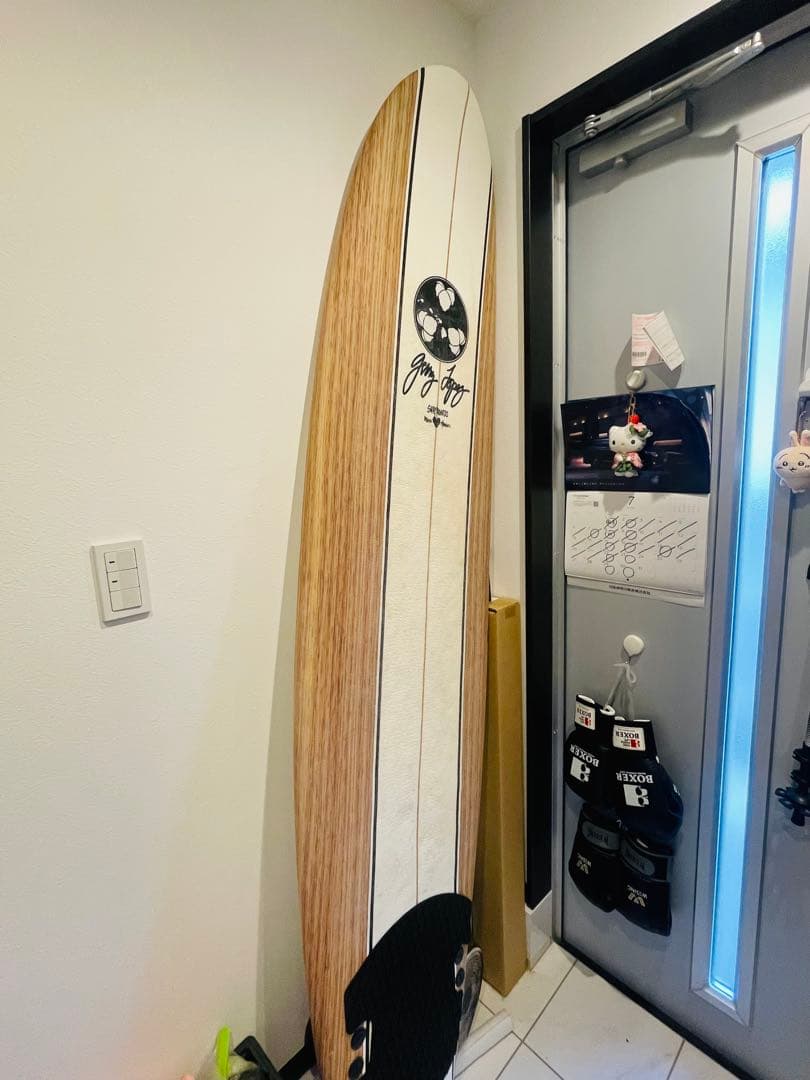 サーフロングボード ストライプデザイン + ワックスセット(手渡し限定)横浜市