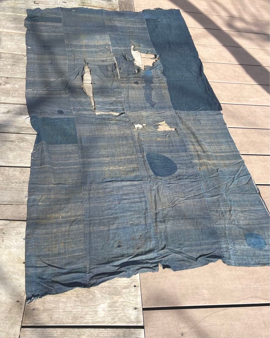 襤褸 本物 古布 大判 ② 寄せ布