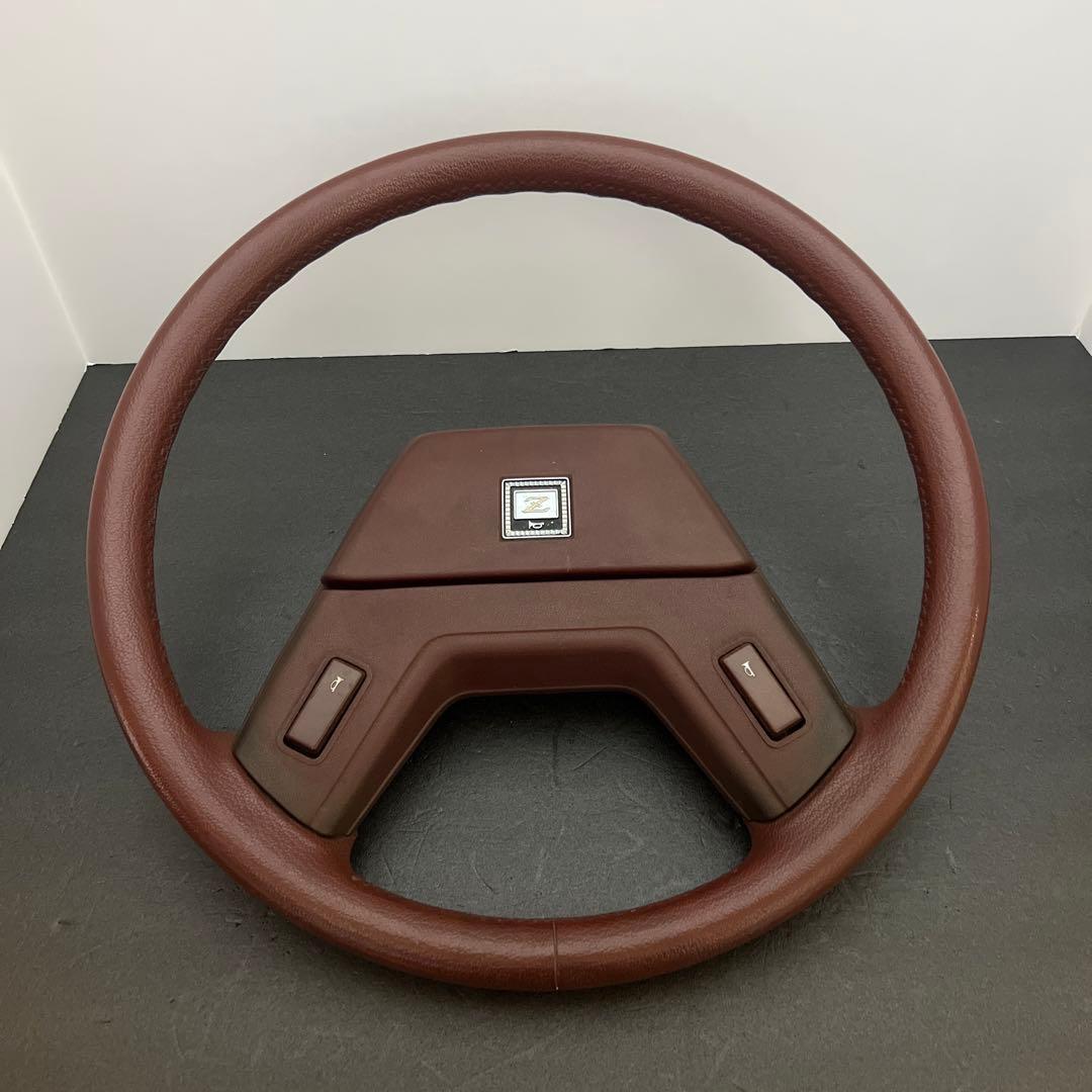 NISSAN日産S130Z フェアレディZ 純正ステアリング　赤　ハンドル当時物