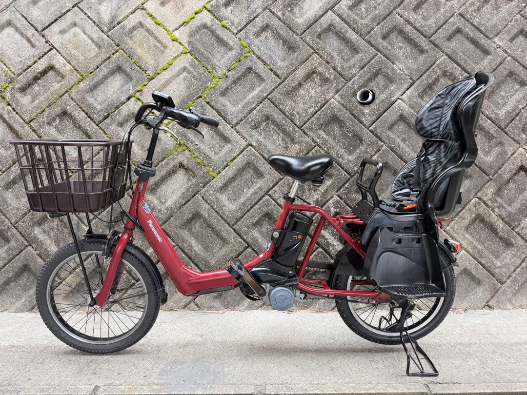 パナソニック電動アシスト自転車 チャイルドシート付き 8.9Ahバッテリー
