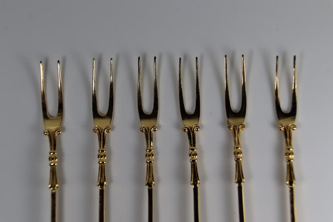 クリストフウィドマン■スターリング製フルーツピック6本セット■デコラ・クラシック