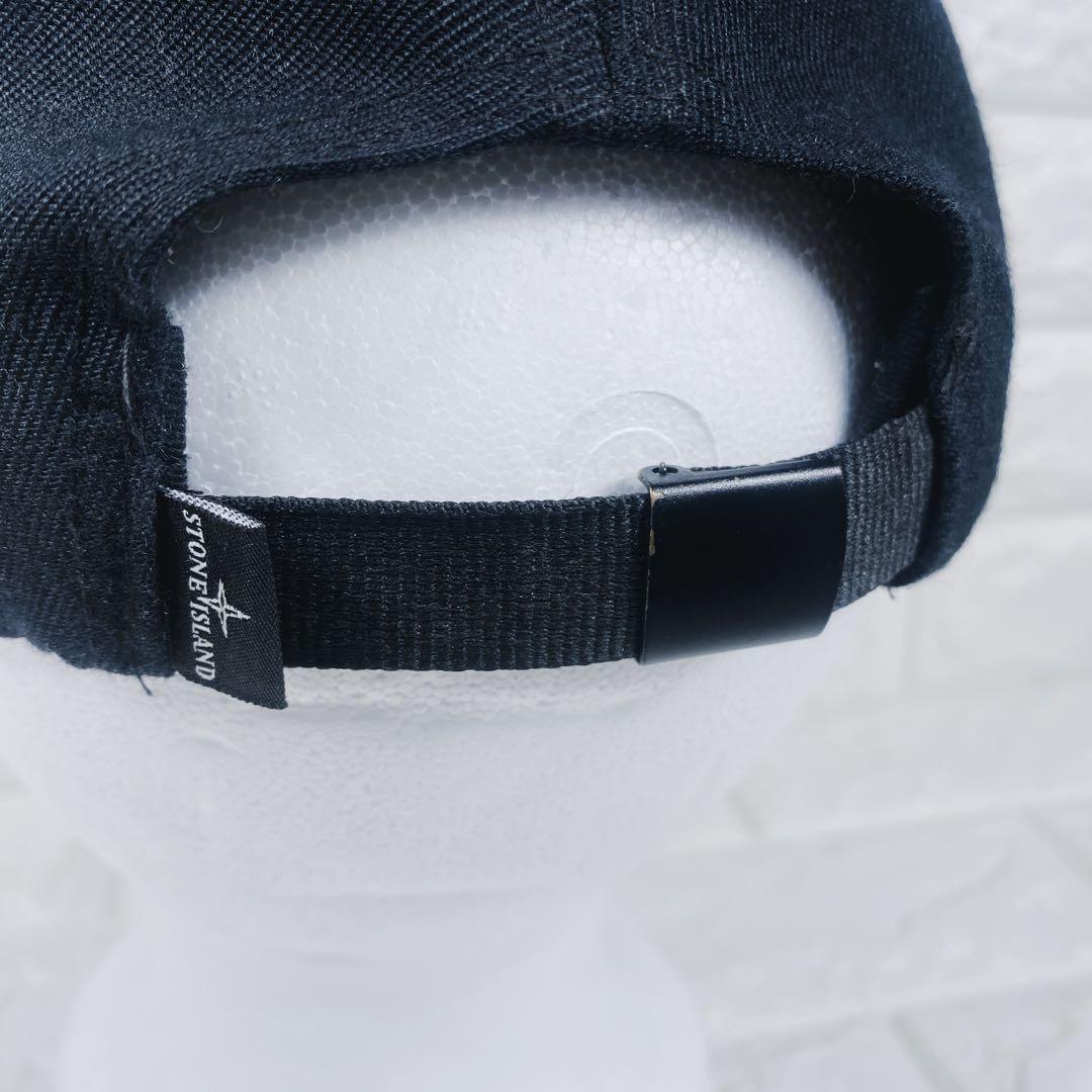 STONE  刺繍ロゴ ベースボールキャップ　ブラック L