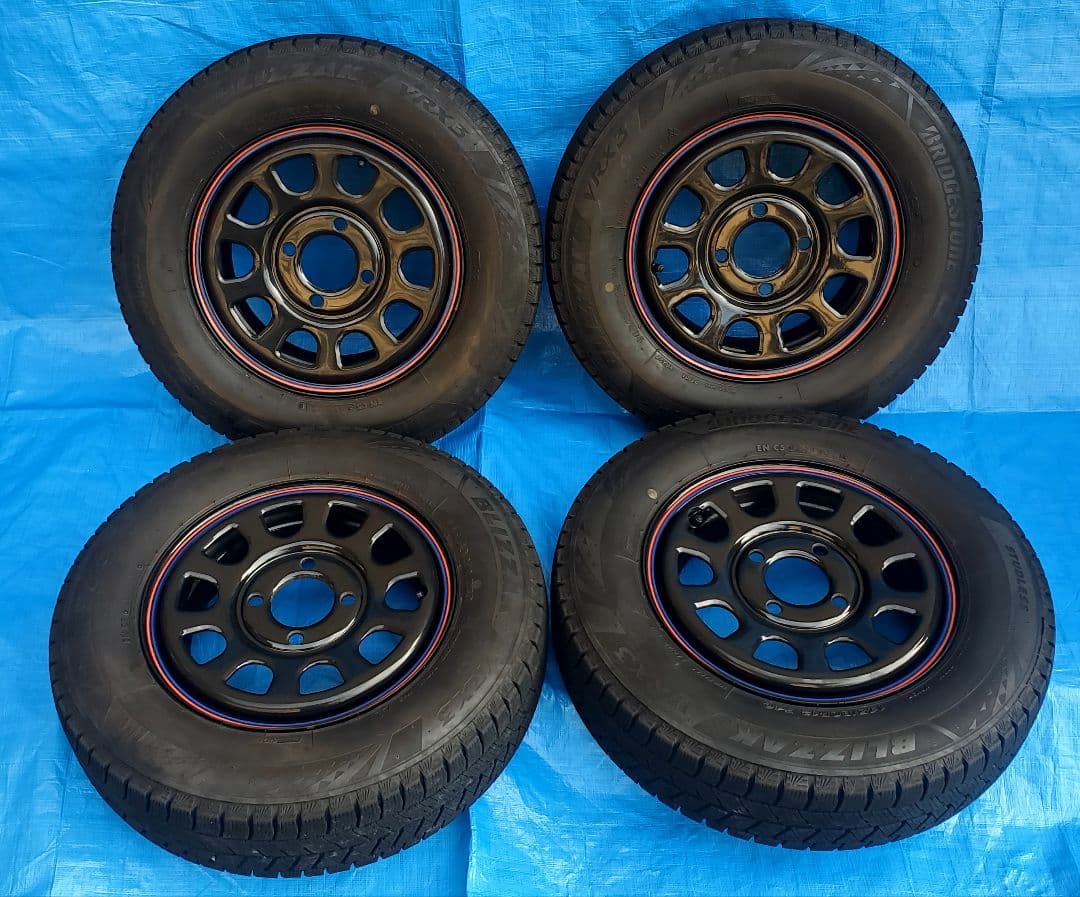 【早い者勝ち‼️】デイトナ ブラックBLIZZAK VRX2ホイールタイヤセット