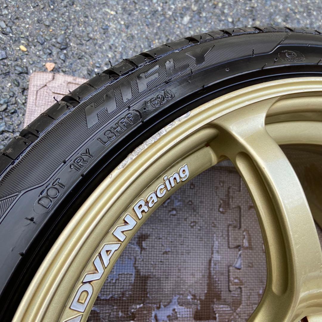 ADVAN Racing RGⅢ アドバンレーシングRG3 ゴールド 18インチ