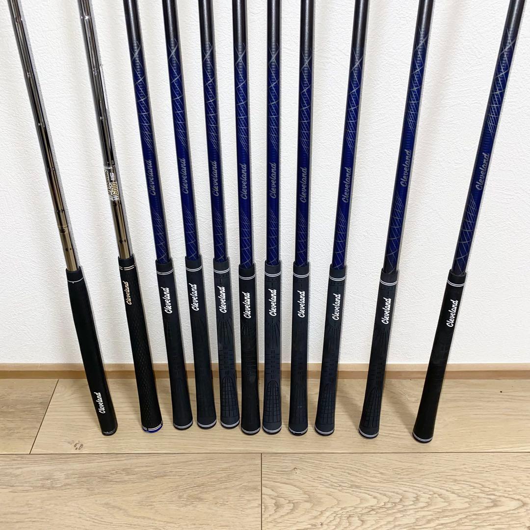 良品☆クリーブランド メンズゴルフクラブ セット☆初心者 キャディバッグ付 R右