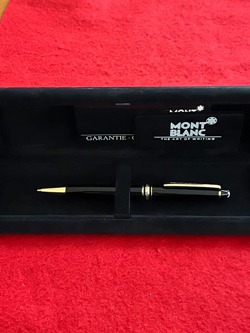 美品‼️モンブランマイスターシュテュック シャープペンシルゴールド❗️ケース付‼️