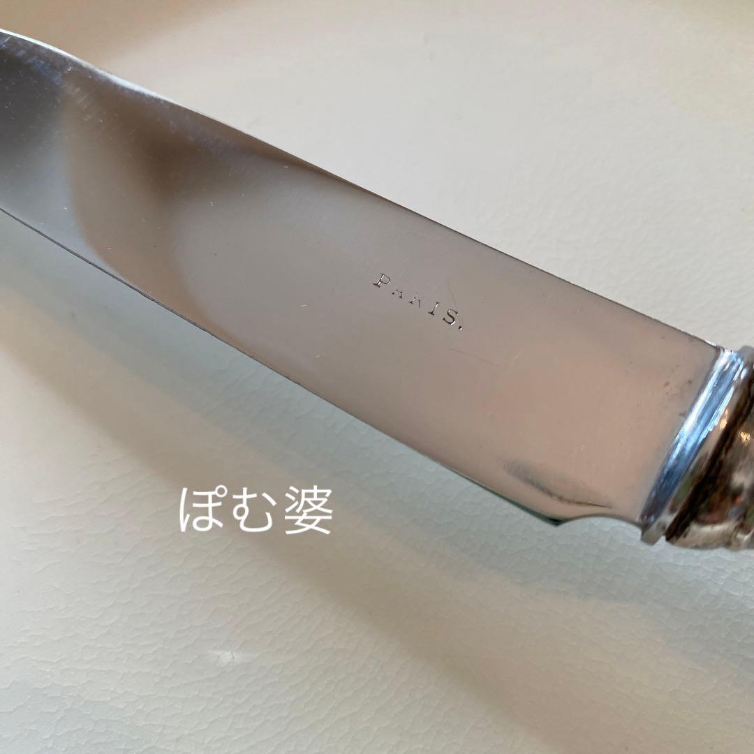 【ピュイフォルカ】純銀 スターリング／ディナー用３本セット ５組／ポンパドール