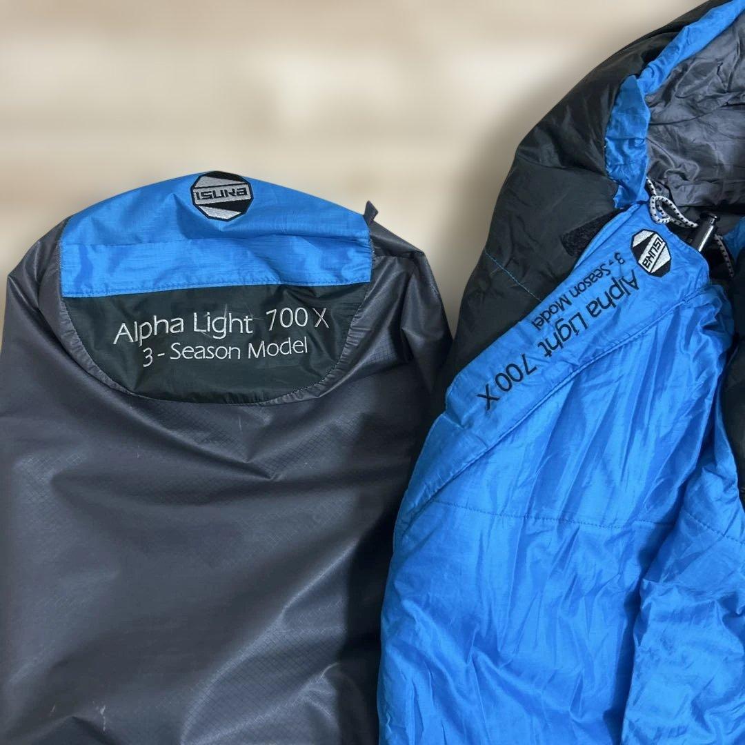 ISUKA Alpha Light 700 X 3シーズン寝袋