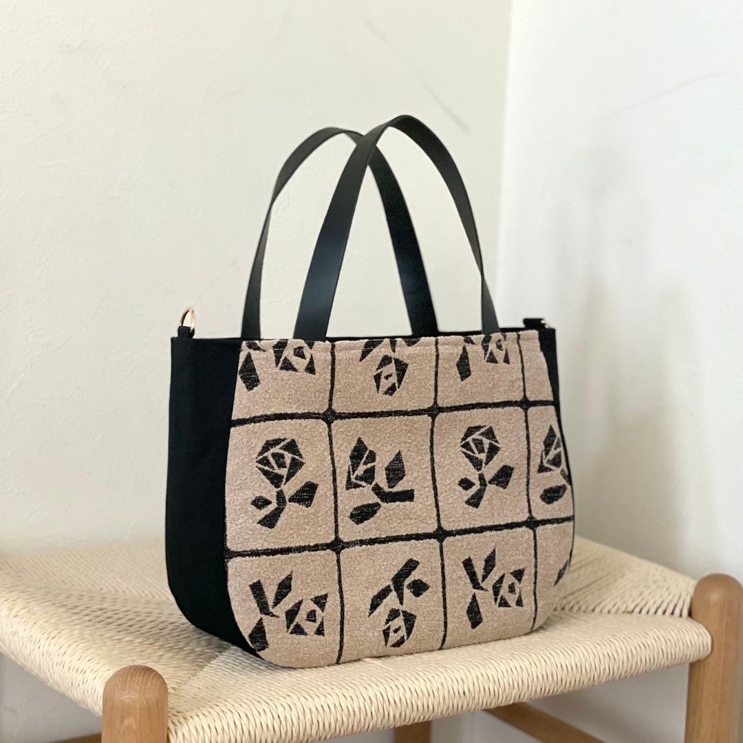 ⚮̈ミナペルホネン　もっとかくれんぼトート　Lulu beige（large）