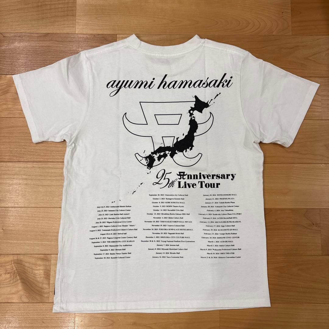 浜崎あゆみ 25th Anniversary Tシャツ 【Ｓサイズ】 グッズ