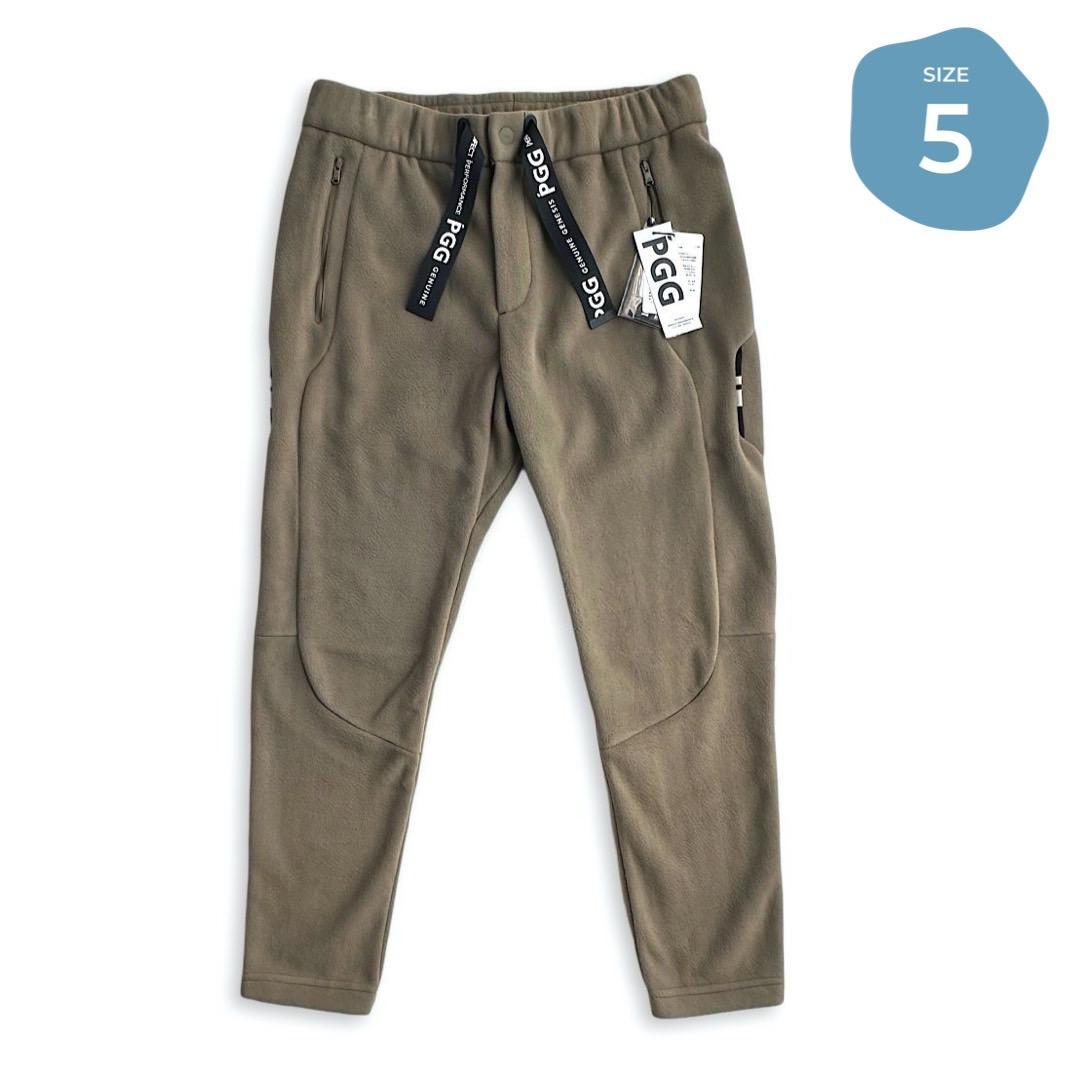 177 新品タグ付き PGG 定価35,200円 フリースロングパンツ 5 L