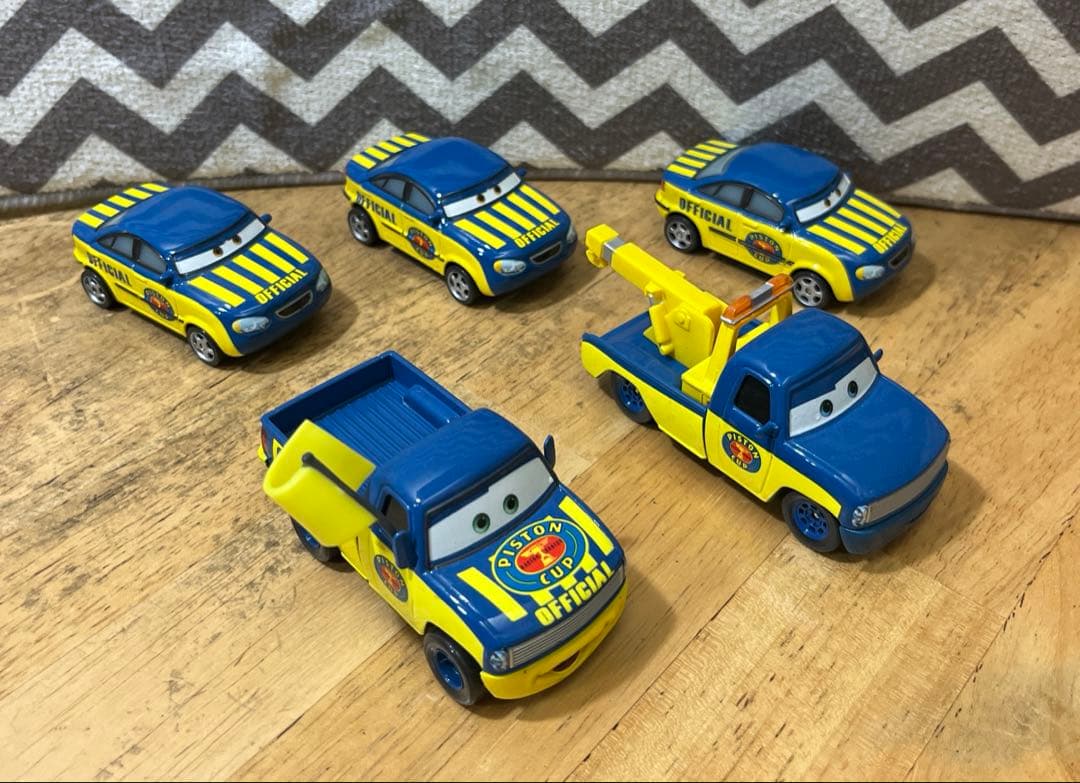 マテルカーズ ピストンカップ公式　オフィシャルカー5台セット