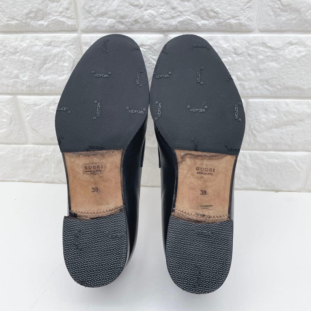 GUCCI シェリーライン インターロッキング ローファー タッセル 38サイズ