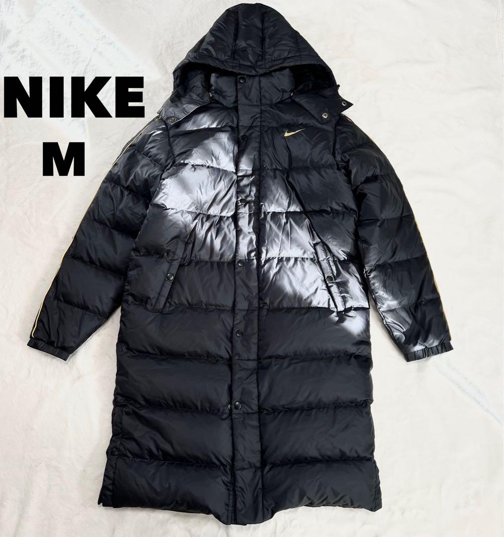 ナイキ　ダウンベンチコート　ブラック/ゴールド　M