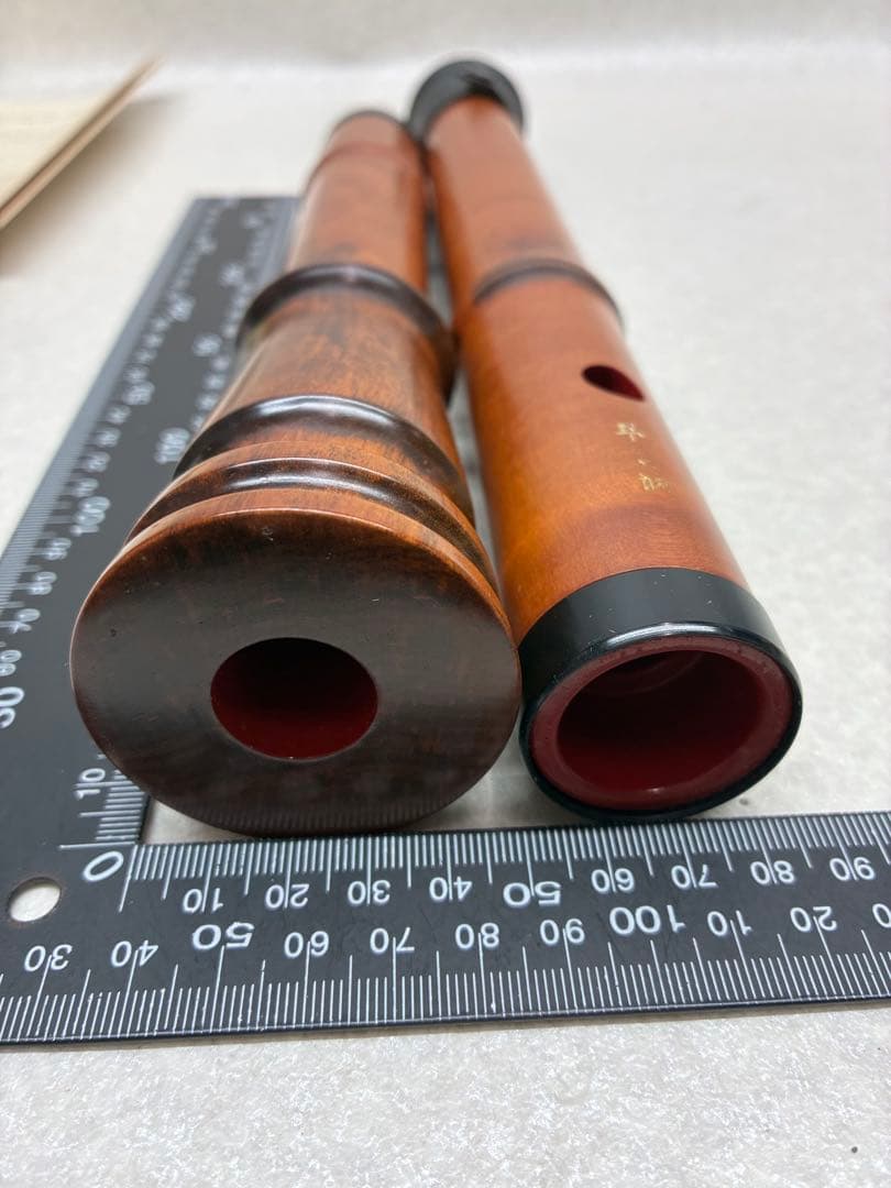 未使用品 都山流 銘木 琴風尺八 石高琴風監修