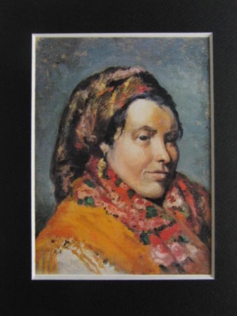 PICASSO、【 ラ・コルーニャの村娘】 、高級画集画、状態良好