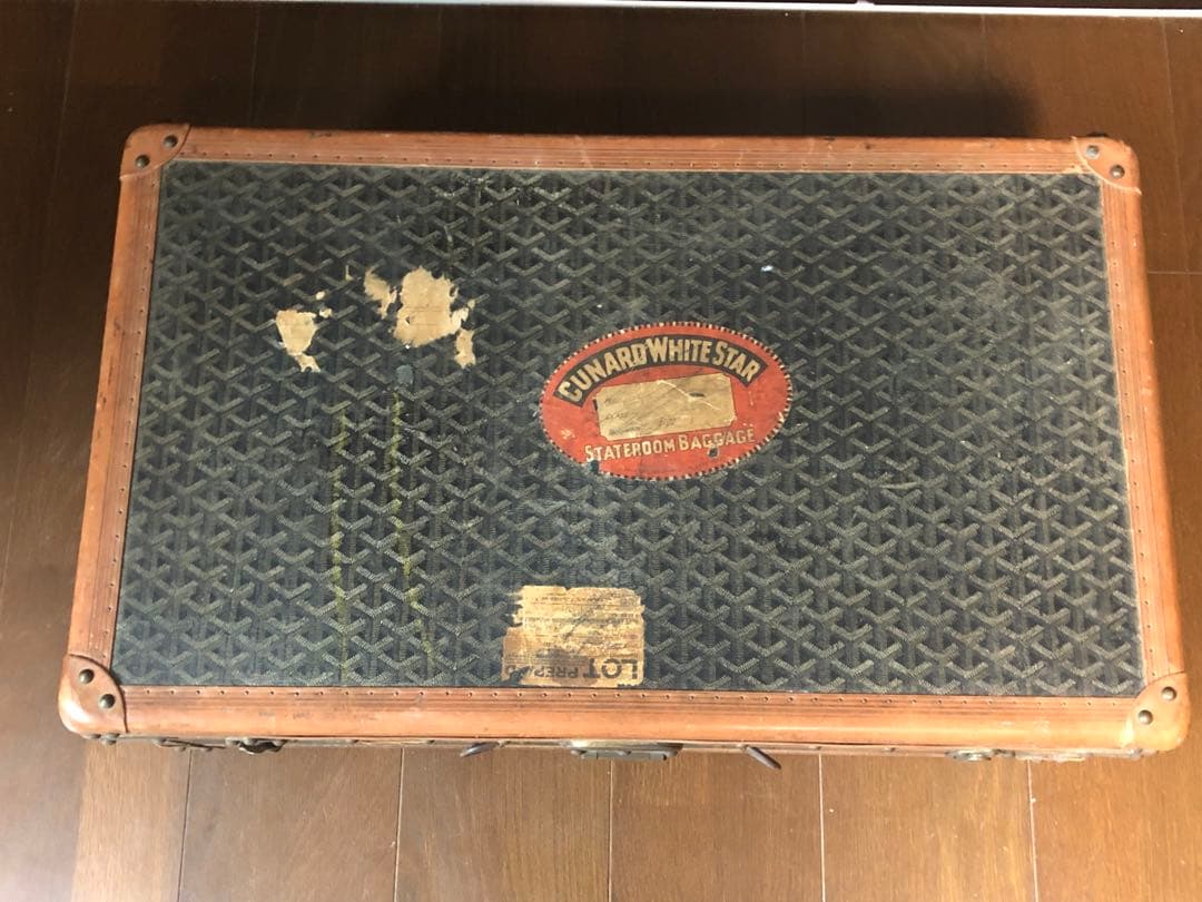 【希少】ゴヤールヴィンテージトランクケース1930年代 GOYARD