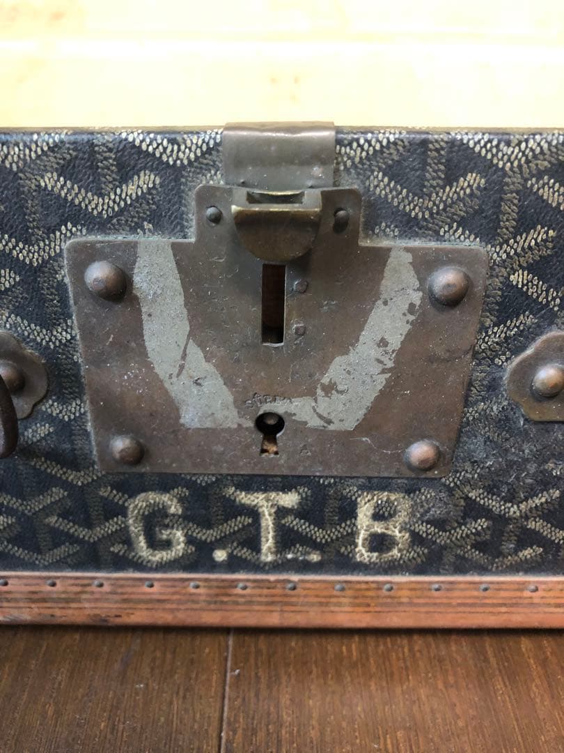 【希少】ゴヤールヴィンテージトランクケース1930年代 GOYARD