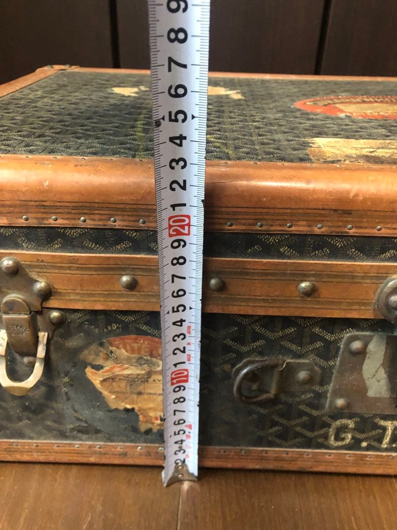 【希少】ゴヤールヴィンテージトランクケース1930年代 GOYARD