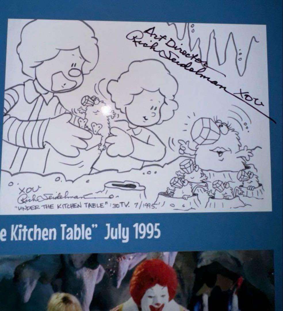 アメリカ マクドナルド ヴィンテージ ディスプレイ ストーリーボード 絵コンテ