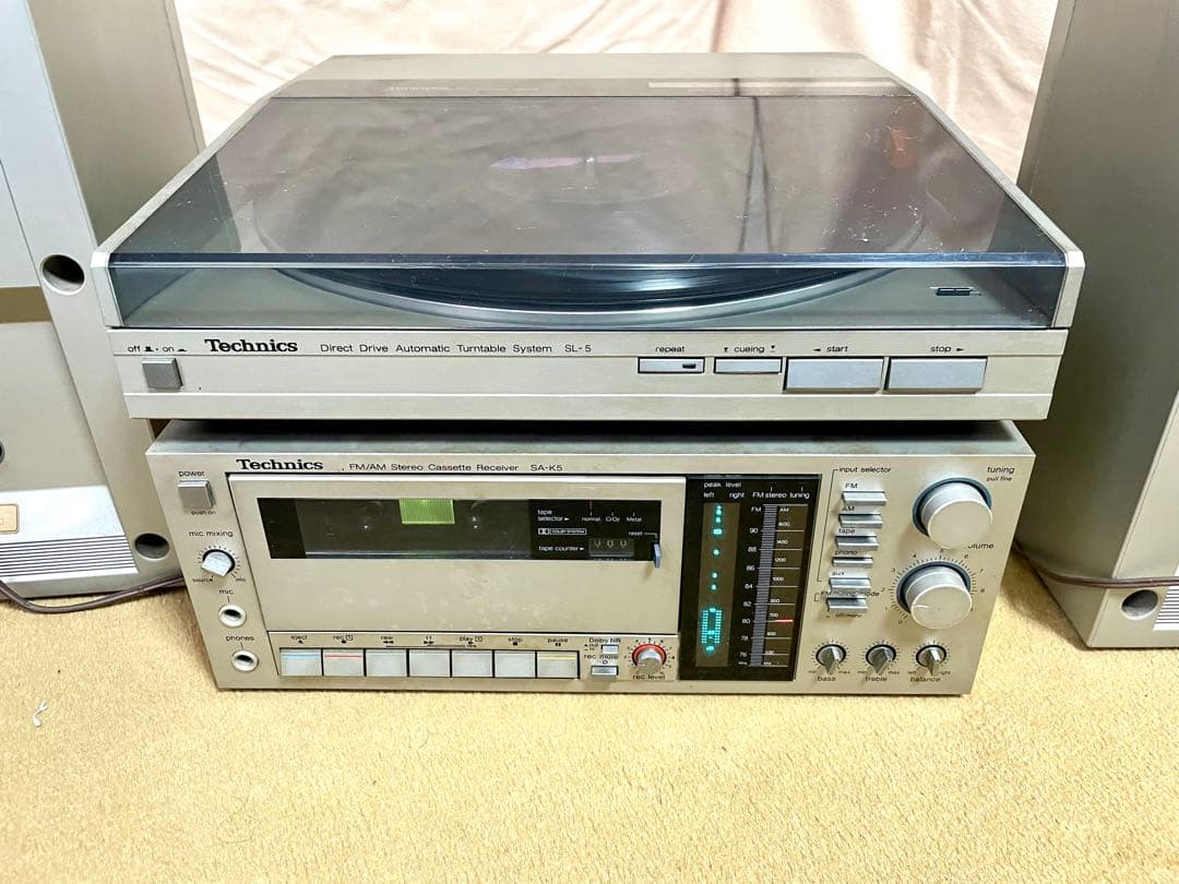 Technics ミニコンポ シルバー