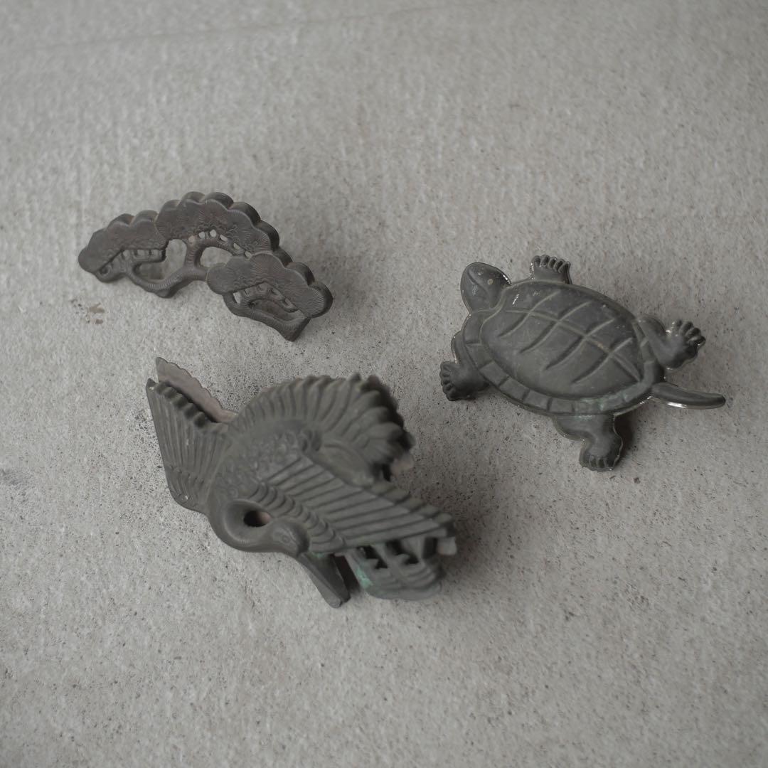 釘隠し　亀　銅　古民家　骨董　古美術　古家具　古道具　アンティーク　昭和レトロ