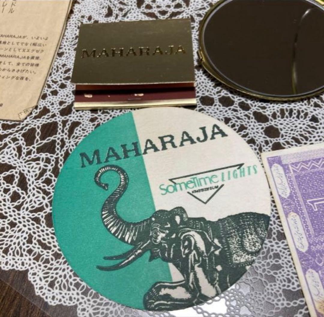 ✨昭和レトロ♪✨★MAHARAJA★グッズ♪コンパクトミラー・チケットなど