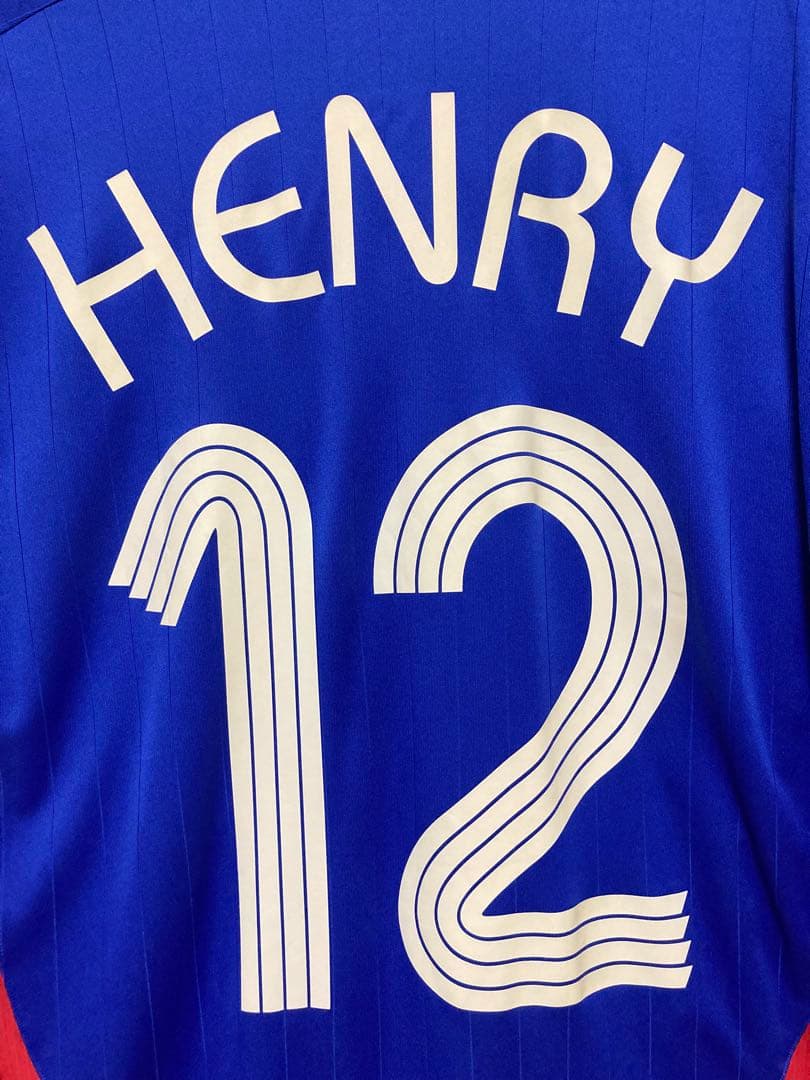 【新品】フランス代表 アンリ 正規品 ユニフォーム 2006W杯 Oサイズ