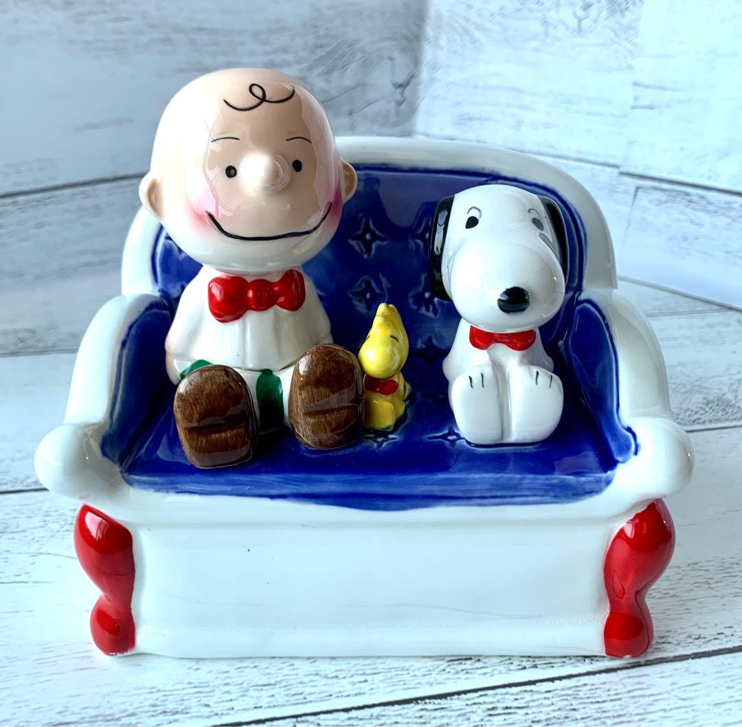 レア　美品　willitts スヌーピー 40周年 陶器 オルゴール　陶器
