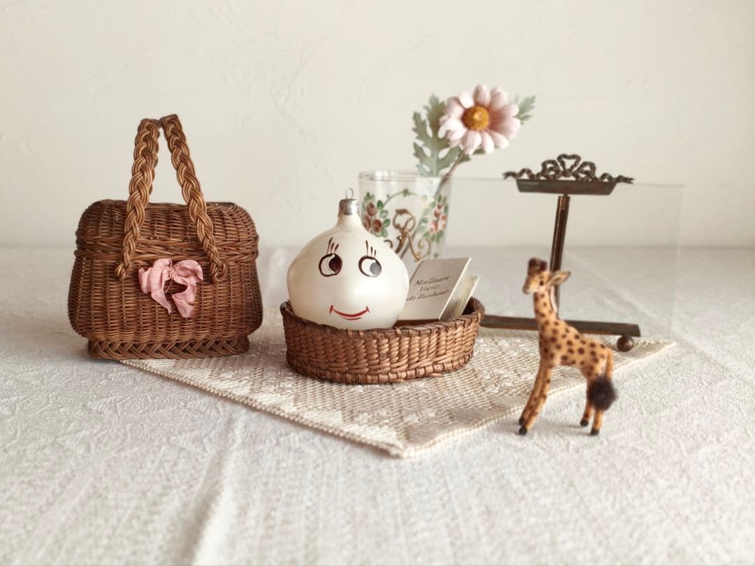 * antique doll panier ❀ * 小さなバスケット カゴ