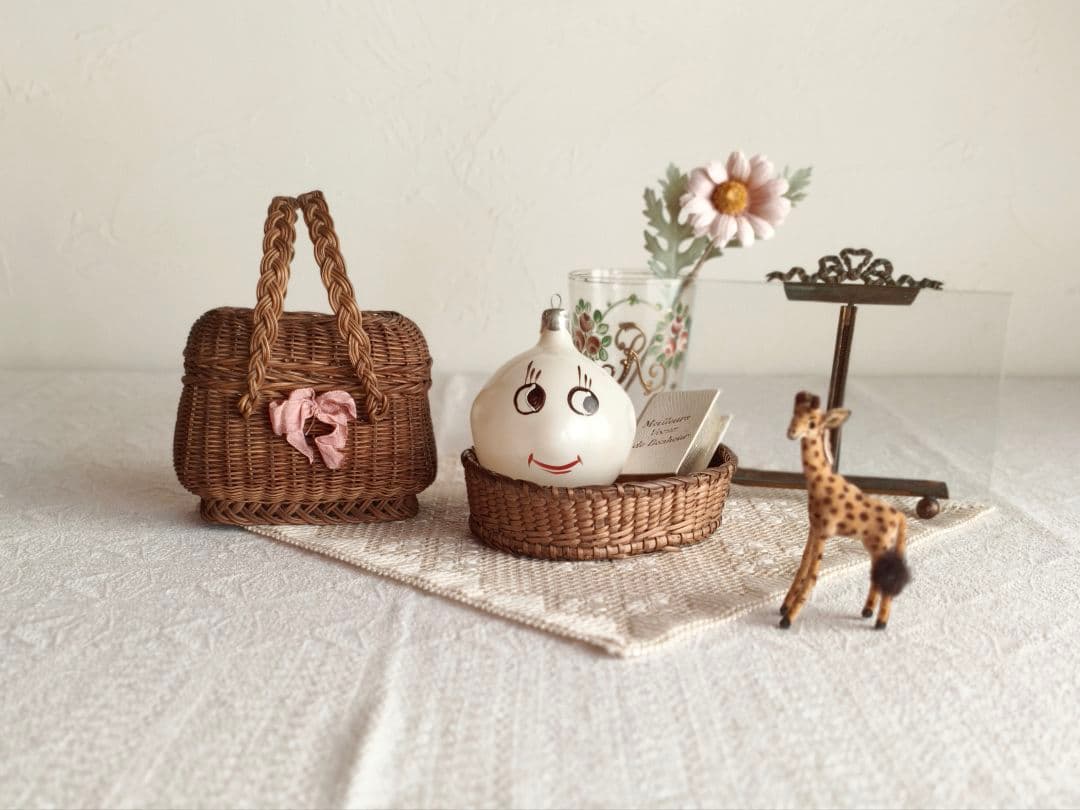 * antique doll panier ❀ * 小さなバスケット カゴ