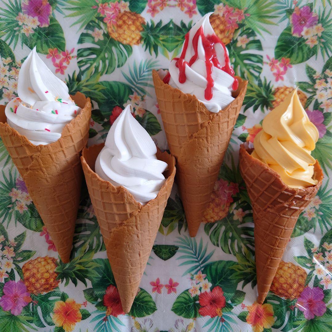 リアルサイズ 食品サンプル ソフトクリーム