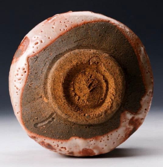 【最上位作　桃山陶】三浦繁久 志野茶碗 共箱 栞 茶道具　荒川豊蔵　加藤唐九郎