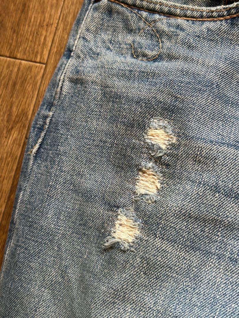 アメリカ製 RRL ダメージ加工デニム W31ダブルアールエル