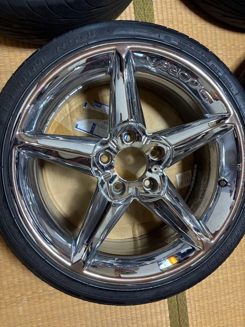 お値下げ更新済！稀少！ポラリス デコルサホイールセット4本　17インチ7.5J