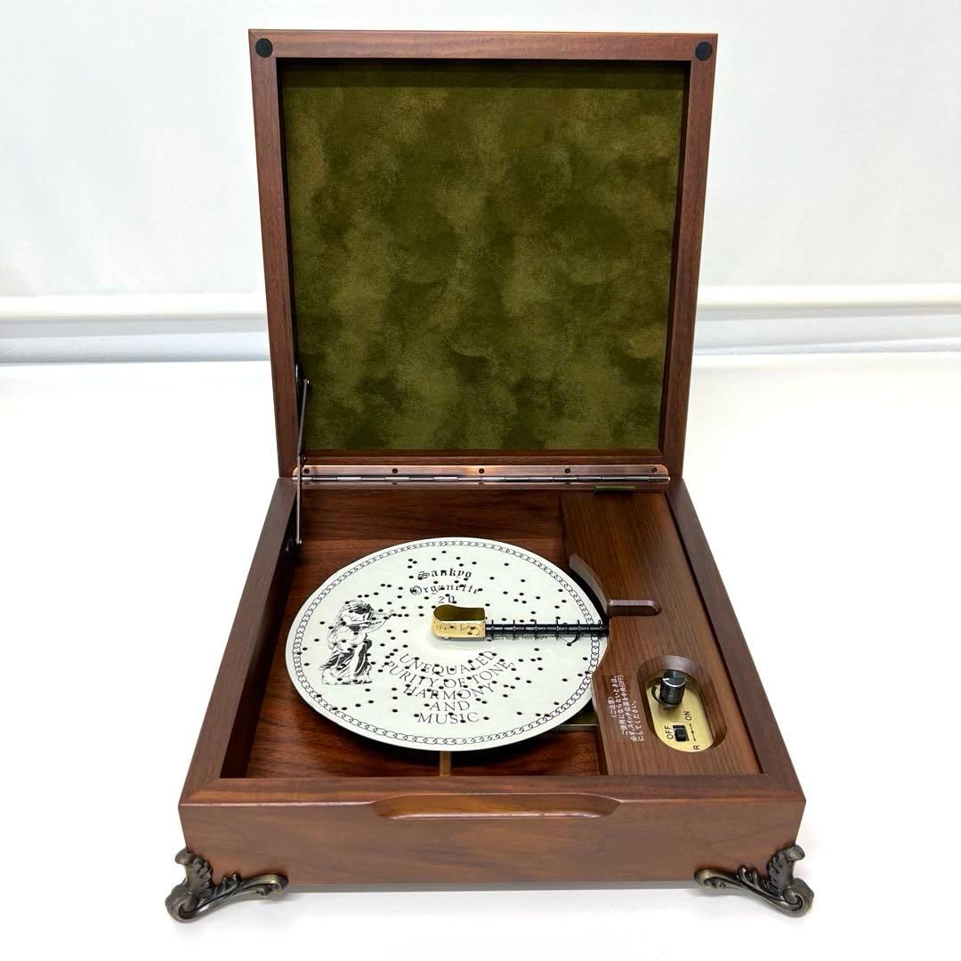 動作確認済〈Sankyo〉Organette オルガニート◎ディスク式オルゴール